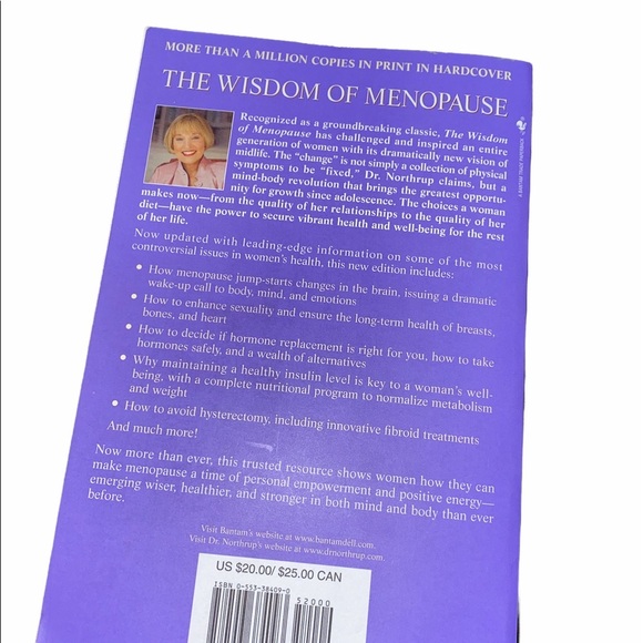 The Wisdom of Menopause Christiane Northrop, M.D. NY times Best Selling Author - Picture 2 of 5